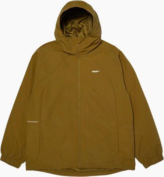 HUF Mens HUF All Caps Rich Brown Shell Jacket - Size: Regular/40