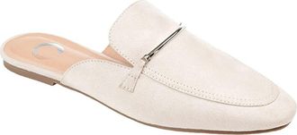 Journee Collection Ameena Mule Womens Shoes Beige : 7.5 M, Faux Leather