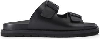 Kurt Geiger Mens Leather Lisbon Sandals - Black - Size UK 11