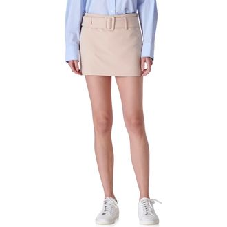 English Factory Belted Skort in Beige at Nordstrom Rack, Size X-Small