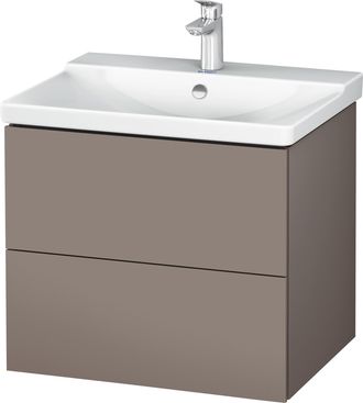 Duravit Duravit L-cube Mueble De Pared 620mm De Ancho, Profundidad 481, 2 Cajones, Se Ajusta A La Altura De P3 Comfort. Art&iacute;culo 233265, Color: Decoraci&oacute;n Bas