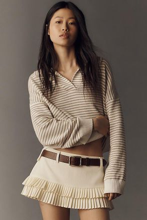 Lioness Pleated Hem Mini Skort