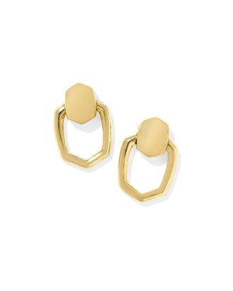 Kendra Scott Womens Kaia Open Frame Earrings In Gold