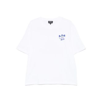 A.P.C. A. P.C.-T Shirt Bianco-Uomo