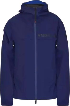 Moncler Shipton Hooded Jacket - Heren - Zomerjassen - Blauw - 2XL - Jassen