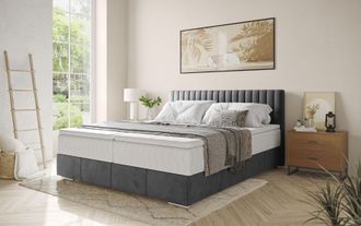 Inosign Boxbett »Thor mit Bettkasten, inkl. Matratze, Topseller« Topper und Zierkissen, in verschiedenen Härtegraden verfügbar