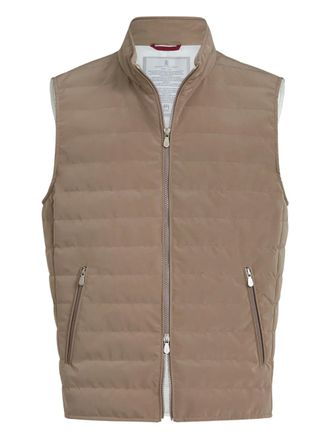 Brunello Cucinelli padded gilet - Brown