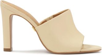 Kazar Heldere leren muiltjes met hak - Dames - Muiltjes - Beige - 40 EU - Leer - Schoenen