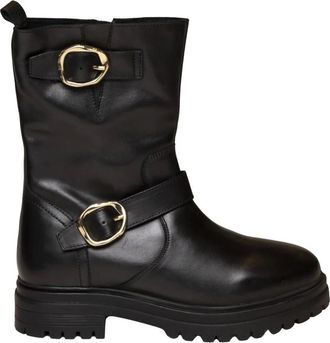 Gioseppo Botas Moteras de Piel 80009 - Shoes - Mujer - Negro - 38 EU