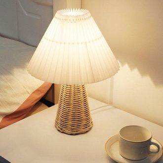 OEM Bonita L&aacute;mpara De Mesa Peque&ntilde;a, L&aacute;mpara De Noche De Rat&aacute;n, L&aacute;mpara De Noche Moderna, Ideal Para Decorar El Dormitorio, El Hogar Y La Oficina