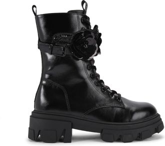 Kurt Geiger Womens Trekker Cuff Boots - Black - Size UK 6