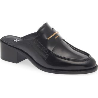 Alexander Wang Carter Loafer Mule in Black at Nordstrom, Size 10.5Us