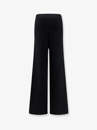 Max Mara Womens Knitted Trousers Mxmbaldo Black Wool