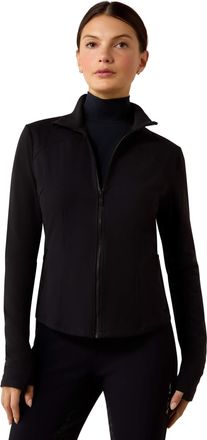 Ariat Womens SolVeil Full Zip Sweatshirt Long Sleeve in Black, Size 2X-Small, by Ariat