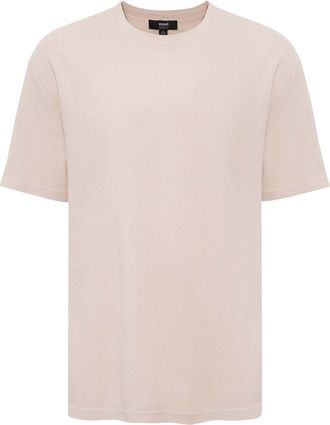 Mavi T-Shirt MAVI Mavi T-Shirt Short Sleeve, Herren, Gr. XL, beige, Obermaterial: 100% Baumwolle CO., Shirts T-Shirt