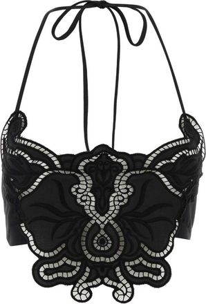 Blumarine Black Butterfly Top