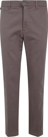 Incotex Klassieke Regular Chino - Heren - Broeken - Bruin - Maat: W33 Katoen