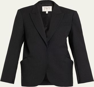 TWP Perfect Boyfriend Single-Breasted Blazer Jacket