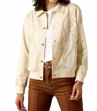 Ariat Vaquero Bomber Jacket In Summer Sand