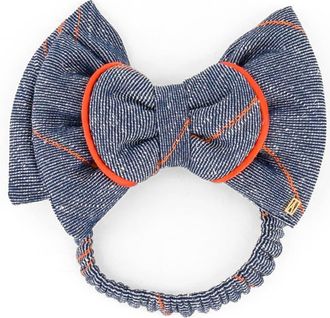 Alexandre de Paris Fitness Denim Hair Tie in Denim Blue at Nordstrom