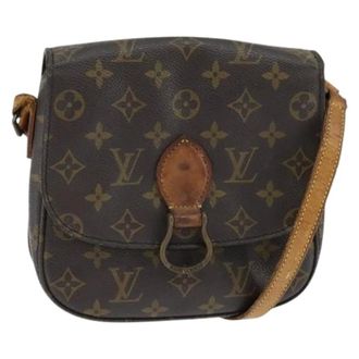 Louis Vuitton Pre-owned Cross Body Bags, female, Brown, Size: ONE SIZE Pre-owned Canvas Cross Body Bag