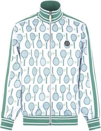 Philipp Plein Tracksuit Jacket All-Over Tennis Men in White at Nordstrom, Size X-Large