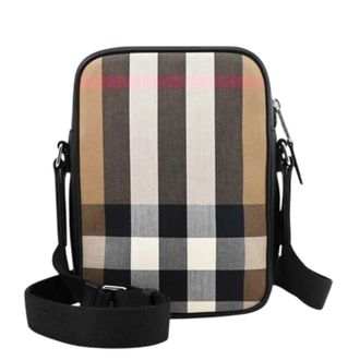 Burberry Paddy Taupe Brown IP Check Crossbody Bag
