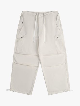 Rhude Womens Off-White Parachute Trousers