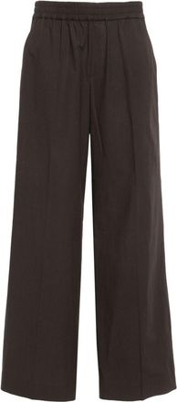 Parosh rechte broek met geperste vouw