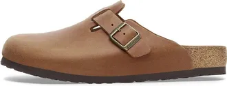 Birkenstock Boston Oiled Leather - male - Birkenstock - Mules - Brown - 7 UK - Shoes