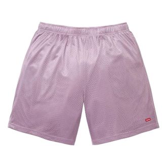 SUPREME SS26 Small Box Baggy Mesh Short Lavender SUP-SS26-264-LAV