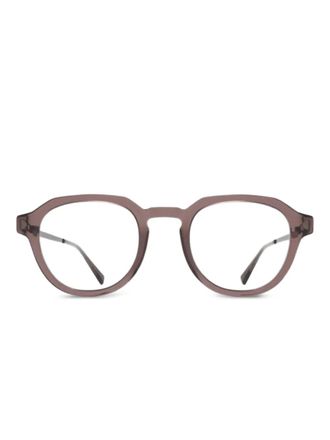Mykita round-frame glasses - unisex - Acetate - 48 - Brown