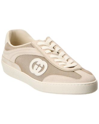 Gucci G75 Canvas & Suede Sneaker