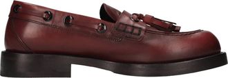 Pantanetti Mocasines de Piel Hechos a Mano - Shoes - Mujer - Rojo - 38 1/2 EU