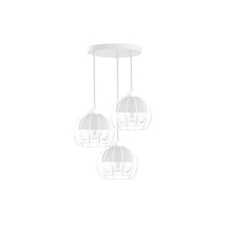 Netlighting Solo Cluster Pendant Ceiling Light White 30cm 3x E27