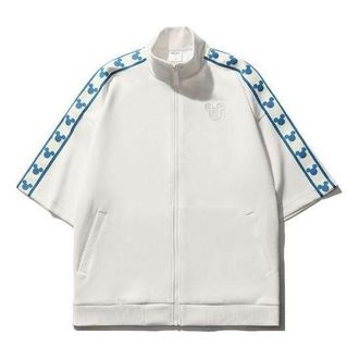 Li-Ning x Disney Crossover Sports Fashion Jacket White Blue AWDR580-1