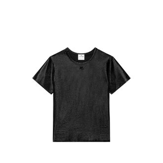 Courr&egrave;ges Logo-patch T-shirt