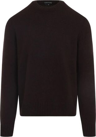 Tom Ford Maglione girocollo in cashmere - Marrone