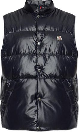 Moncler Restigo Down Bodywarmer - Heren - Bodywarmers - Blauw - 2XL - Jassen