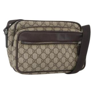 Gucci Pre-owned Cross Body Bags, female, Beige, Size: ONE SIZE Pre-owned Plastic Cross Body Bag