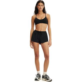 Cotton On Womens Active Ultra Soft Scoop V Crop in Black at Nordstrom, Size Xx-Small