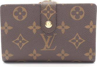 Louis Vuitton Brown Coated Canvas Wallet (Bi-Fold) (Pre-Owned)