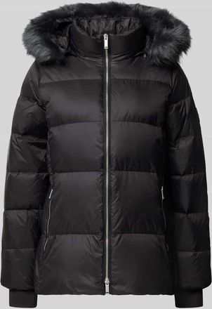 Calvin Klein Steppjacke mit Stehkragen und Zweiwege-Reißverschluss in Black, Größe XL