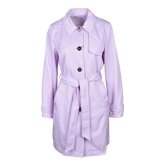 Emme Di Marella Emme DI Marella, Dames, Mantels, Paars, Maat: XL Katoen