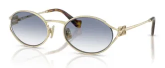 Miu Miu Eyewear MU52YS Sunglasses - Gold