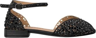 Alma En Pena Armband sandaal strass - Dames - Ballerinas - Zwart - 39 EU - Schoenen