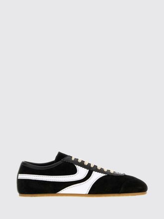 Dries Van Noten Two-Tone Suede and Smooth Leather Low-Top Sneakers