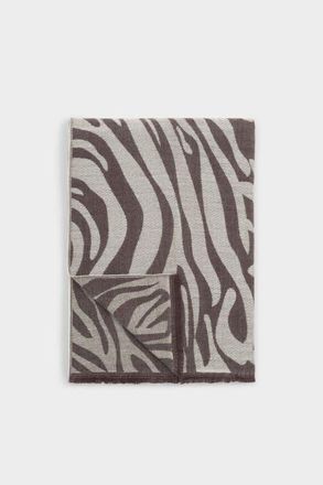 Katie Loxton Zebra Printed Blanket Scarf in Brown at Nordstrom