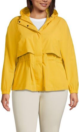 Lands End Squall Packable Rain Jacket in Goldenrod at Nordstrom, Size 3 X