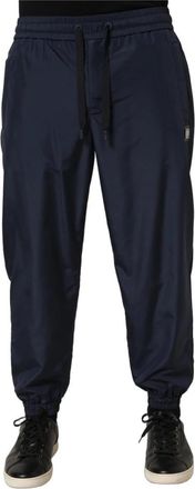 Dolce & Gabbana Jogger Broek - Heren - Sweatpants - Blauw - S - Polyester - Broeken